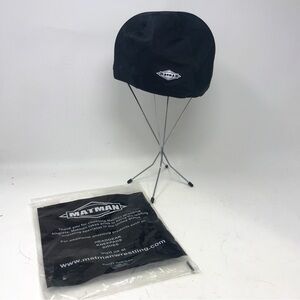 Matman Hair Slicker Wrestling Cap, Size 12 - Black Men's